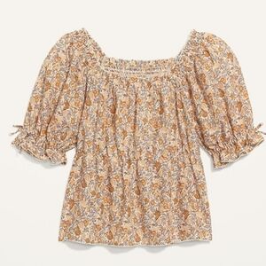 Old Navy Flowered Boho Top